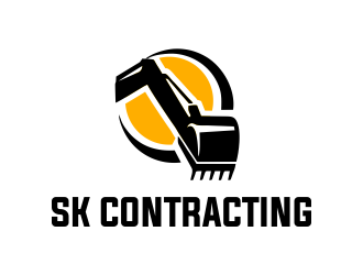SK Contracting  logo design by JessicaLopes