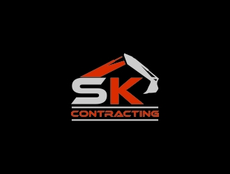 SK Contracting  logo design by Nurmalia