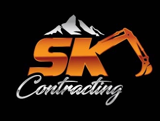 SK Contracting  logo design by usef44