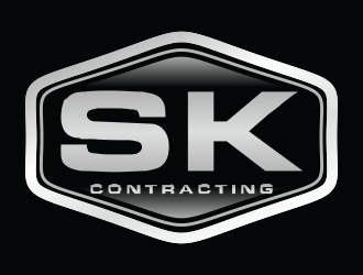 SK Contracting  logo design by Greenlight