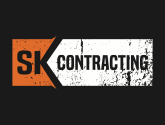 SK Contracting  logo design by berkahnenen