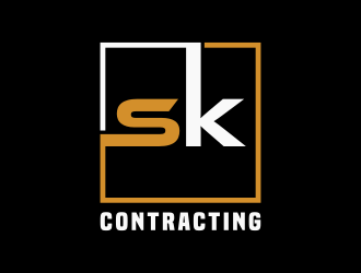 SK Contracting  logo design by berkahnenen