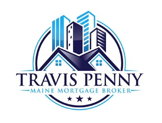 Travis Penny - Maine Mortgage Broker logo design by DreamLogoDesign