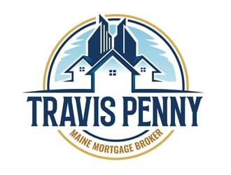 Travis Penny - Maine Mortgage Broker logo design by DreamLogoDesign