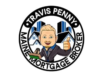 Travis Penny - Maine Mortgage Broker logo design by DreamLogoDesign