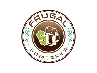 Frugal Homebrew logo design by aryamaity