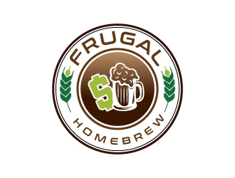 Frugal Homebrew logo design by aryamaity