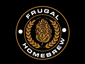 Frugal Homebrew logo design by AamirKhan