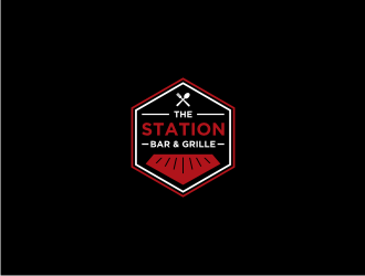 The Station Bar & Grille logo design by hopee