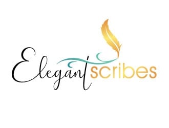 Elegant Scribes logo design by REDCROW