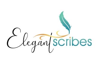 Elegant Scribes logo design by REDCROW