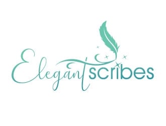 Elegant Scribes logo design by REDCROW