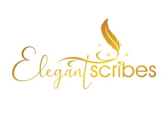 Elegant Scribes logo design by REDCROW