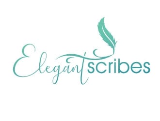 Elegant Scribes logo design by REDCROW