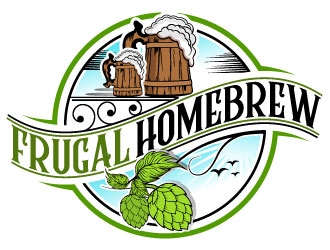 Frugal Homebrew logo design by Suvendu