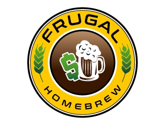 Frugal Homebrew logo design by aryamaity