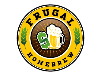 Frugal Homebrew logo design by aryamaity