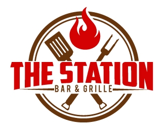 The Station Bar & Grille logo design by AamirKhan