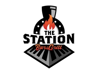 The Station Bar & Grille logo design by rizuki