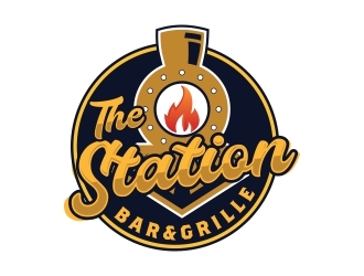 The Station Bar & Grille logo design by rizuki