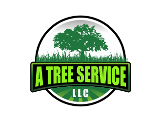 A  Tree Service, LLC logo design by Girly