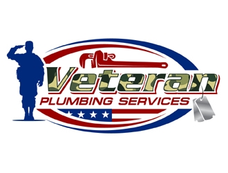 Veteran Plumbing Services logo design by MAXR