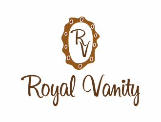 Royal Vanity  logo design by Renaker