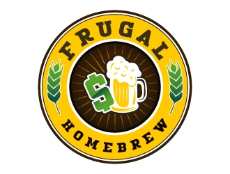 Frugal Homebrew logo design by aryamaity