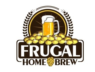 Frugal Homebrew logo design by veron