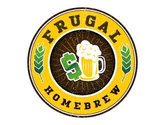 Frugal Homebrew logo design by aryamaity