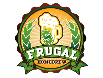 Frugal Homebrew logo design by aryamaity