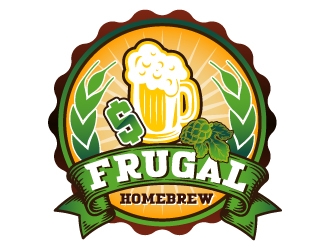 Frugal Homebrew logo design by aryamaity