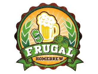 Frugal Homebrew logo design by aryamaity