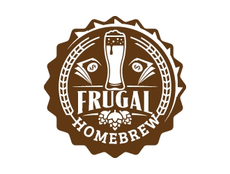 Frugal Homebrew logo design by jaize