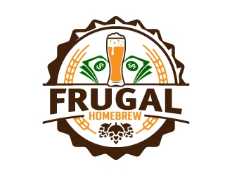 Frugal Homebrew logo design by jaize