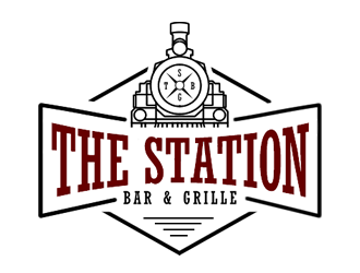 The Station Bar & Grille logo design by Coolwanz