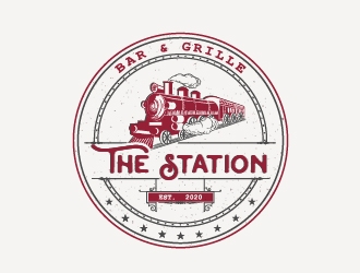 The Station Bar & Grille logo design by DesignPro2050