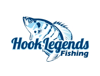 Hook Legends Fishing logo design - 48hourslogo.com