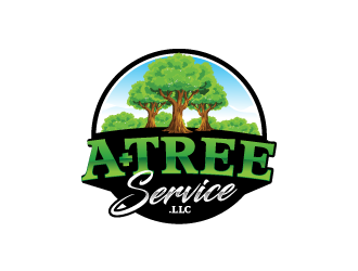 A  Tree Service, LLC logo design by yans