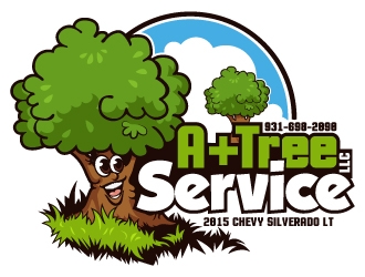 A  Tree Service, LLC logo design by Suvendu