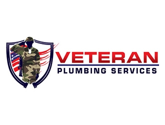 Veteran Plumbing Services logo design by gogo