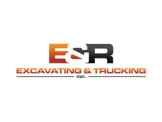 E & R Excavating & Trucking Inc. logo design by rief