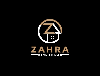 Zahra Real Estate logo design by Akhtar