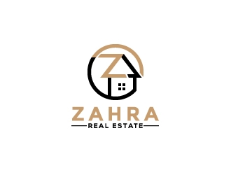 Zahra Real Estate logo design by Akhtar