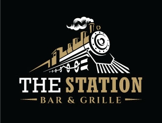 The Station Bar & Grille logo design by invento