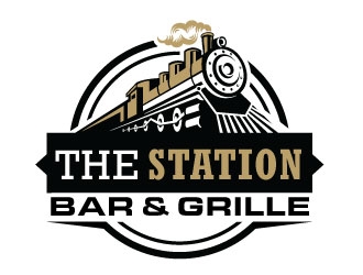 The Station Bar & Grille logo design by invento