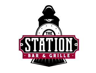 The Station Bar & Grille logo design by Ultimatum