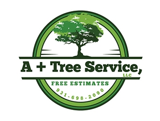 A  Tree Service, LLC logo design by Webphixo