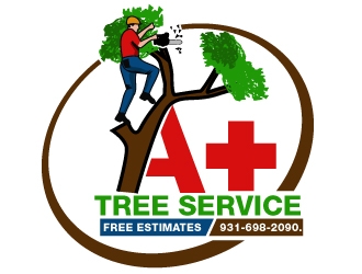 A  Tree Service, LLC logo design by PMG