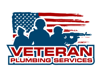 Veteran Plumbing Services logo design by cintoko